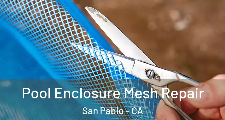  Pool Enclosure Mesh Repair San Pablo - CA